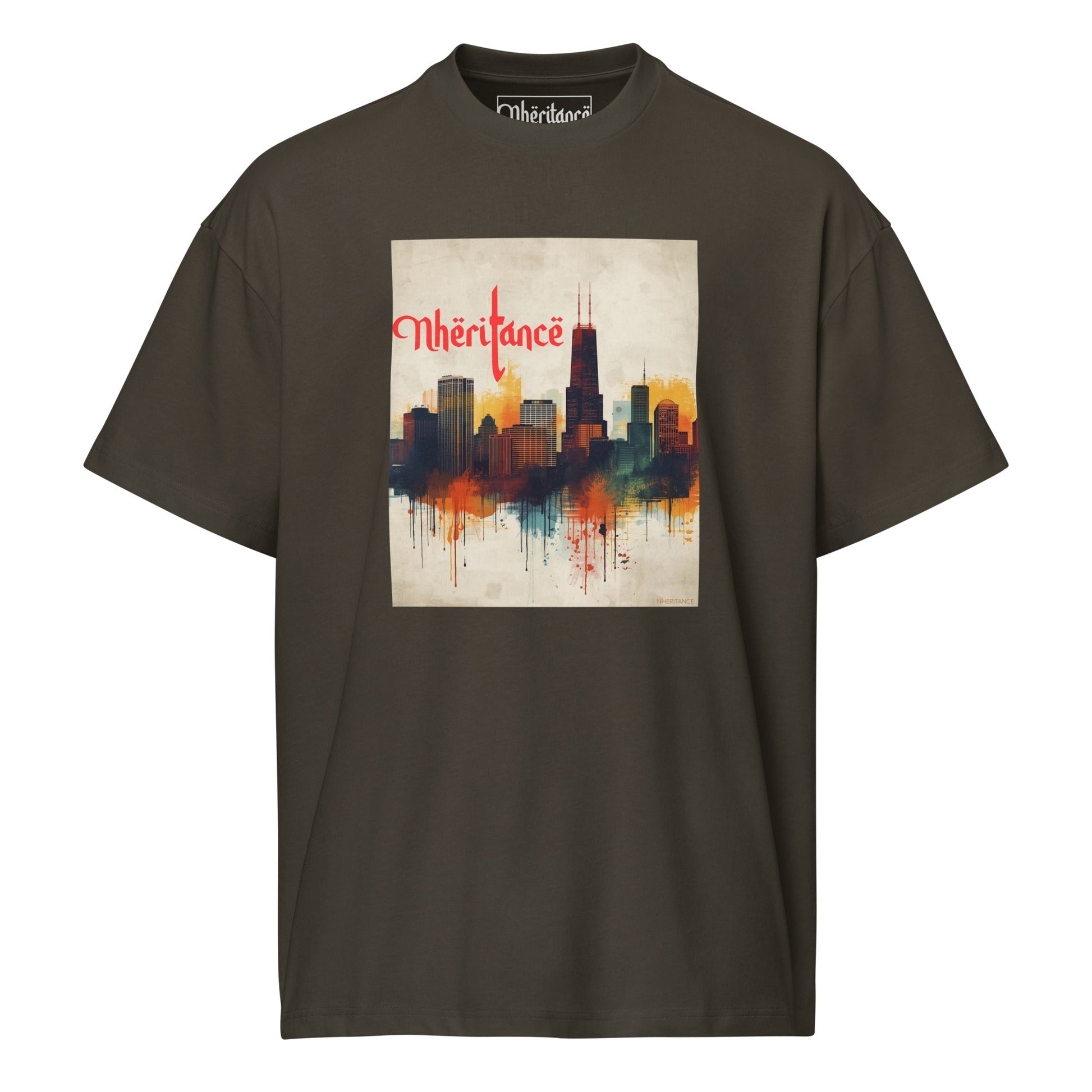 NHERITANCE® Sword Logo T-Shirt | Heritage Chicago Graphic Tee - Nheritance