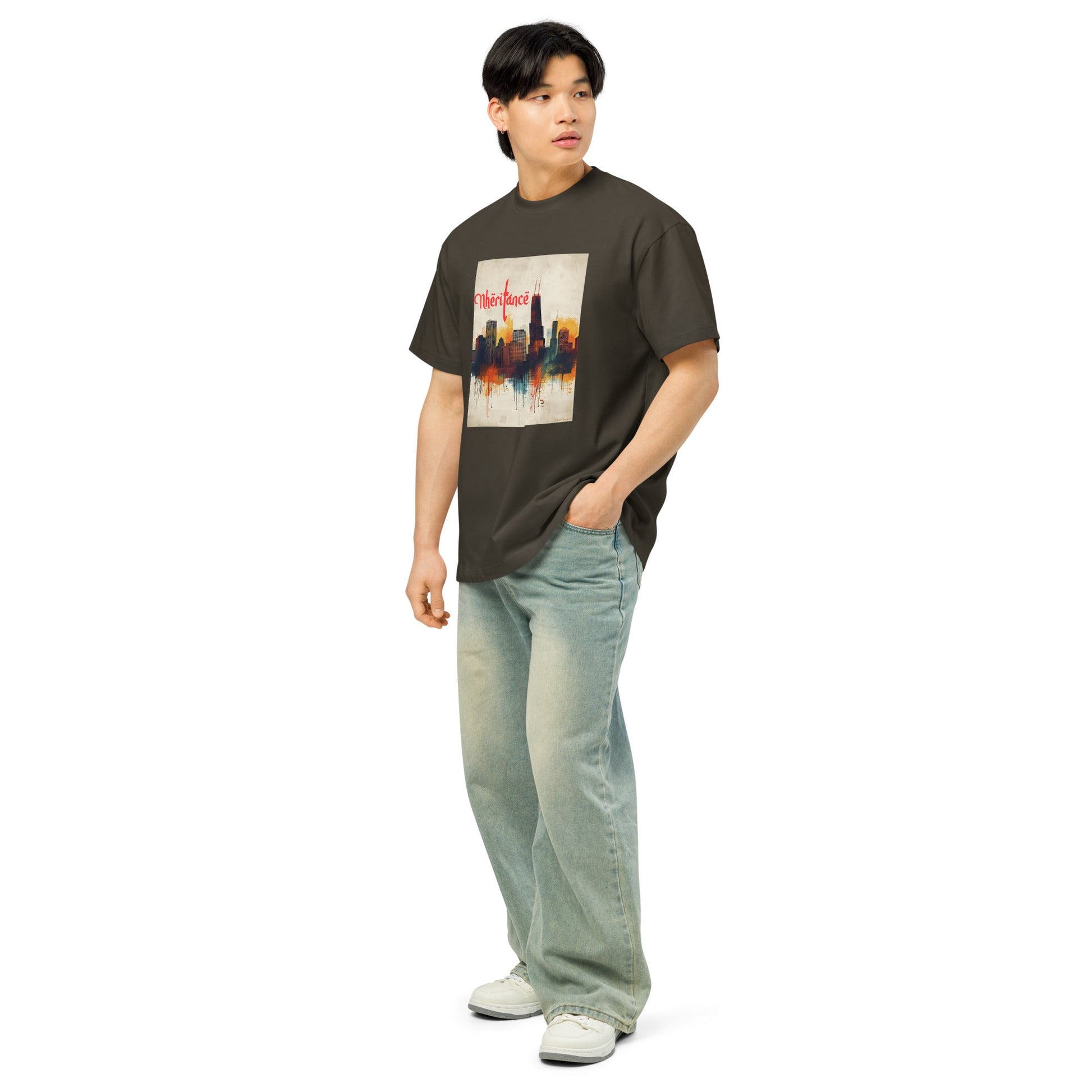 NHERITANCE® Sword Logo T-Shirt | Heritage Chicago Graphic Tee - Nheritance