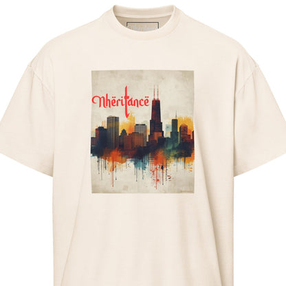 NHERITANCE® Sword Logo T-Shirt | Heritage Chicago Graphic Tee - Nheritance
