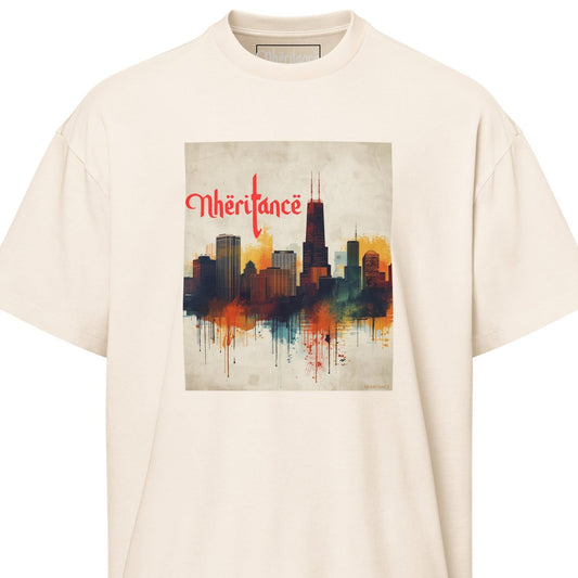 NHERITANCE® Sword Logo T-Shirt | Heritage Chicago Graphic Tee - Nheritance